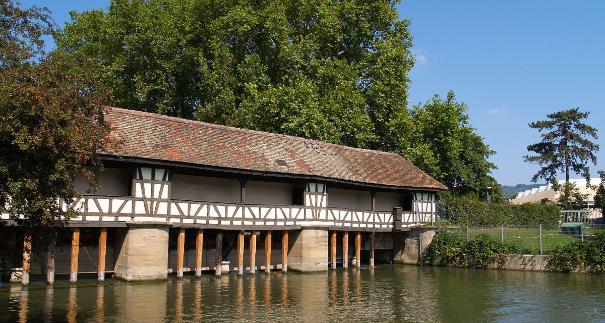 Steg über den Neckar in Esslingen, © Thomas Krebs Steg über den Neckar in Esslingen, © Thomas Krebs