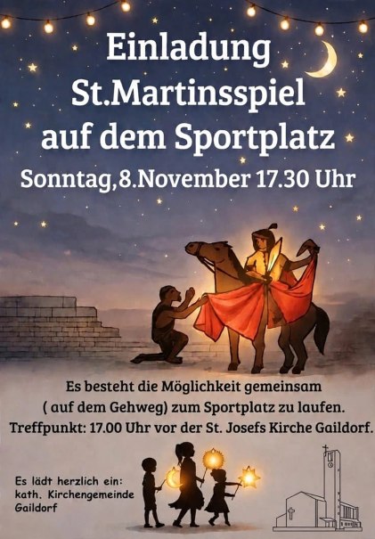 Martinsritt der katholischen Kirchengemeinde Gaildorf Martinsritt der katholischen Kirchengemeinde Gaildorf